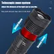 Super Bright Dual Light Source LED Flashlight lampu suluh mudah alih COB Side Light bateri terbina dalam USB boleh dicas semula Zoom lampu suluh dengan paparan bateri lampu kuasa elektronik. 