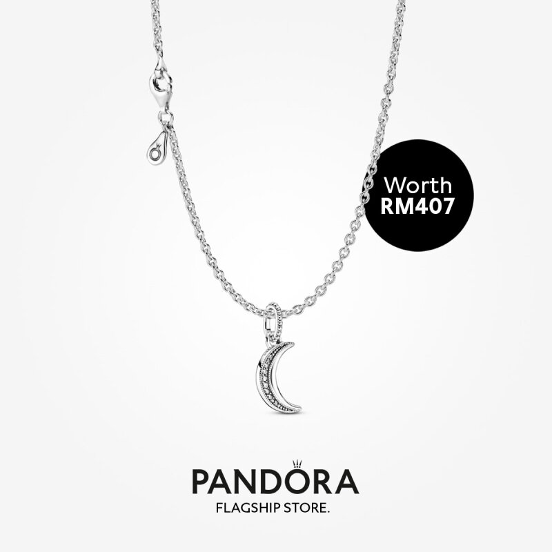 Shop Pandora Necklace Moon with great 