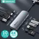 Yottamaster 10 dalam 1 USB C Hub 4K 60Hz jenis C ke HDMI VGA USB 3.0 Adapter jenis C Hub dok RJ45 SD TF Card Reader PD 100W pengecas untuk Macbook Pro Air Notebook USB C Splitter. 