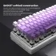 【DELIVER IN 3 DAYS】 ZIFRIEND ZT99 99 Keys Gasket Mechanical Keyboard Wired / Bluetooth / 2.4G 3 Modes Side Engraved Gaming Keyboard Customized Double PBT Keycaps Layer Silencer RGB / White Backlight 3 / 5 Pin Hot Swappable Noah Silver Switch. 