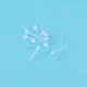 10 Pcs/lot 20G Bioflex Clear Nose Rings Retainer L-Shaped Nose Screw Studs Skin Color Nose Bone Pins 2mm Ball Nostril Piercings Body Jewelry. 