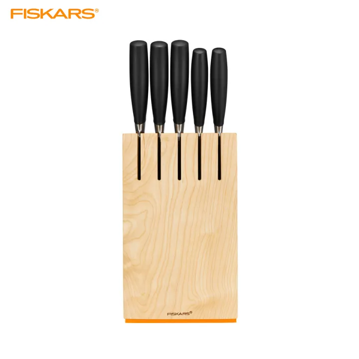 Fiskars Functional Form+ Knife Block with 5 Knives
