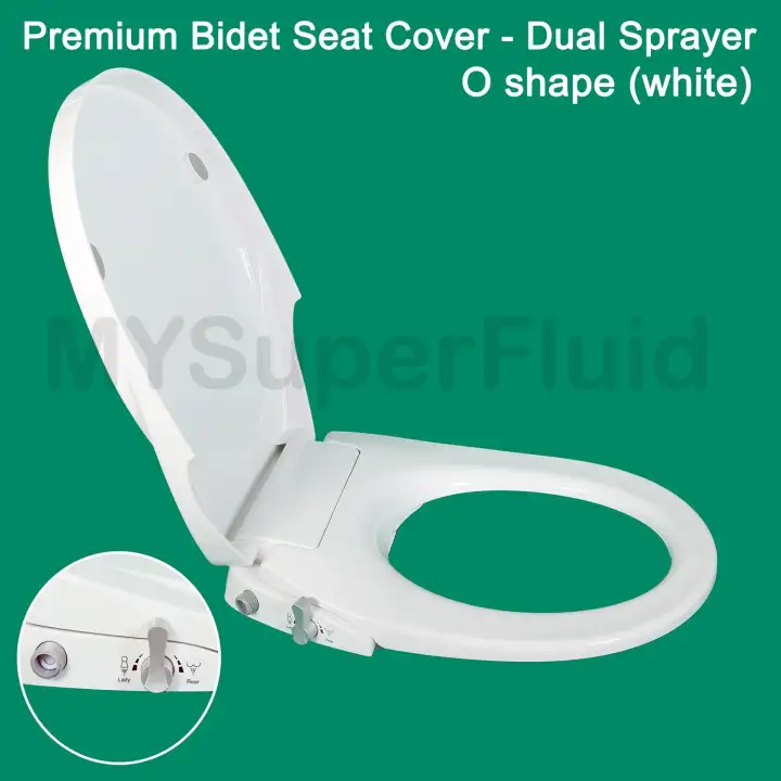 Non Electric Bidet Toilet Seat Cover O Shaped Lazada - Electric Toilet Bidet Seat Cover