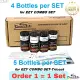 PROTON (Ruby Red- A0218 / A0225 / A0245) Touch Up Paint-Ezy Combo Set. 