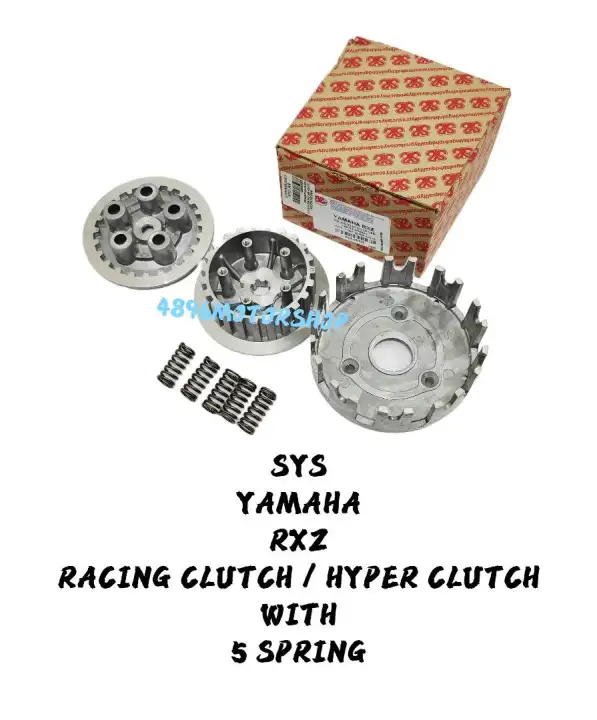 SYS RACING CLUTCH/HYPER CLUTCH YAMAHA RXZ WITH 5 SPRING COMPLETE SET