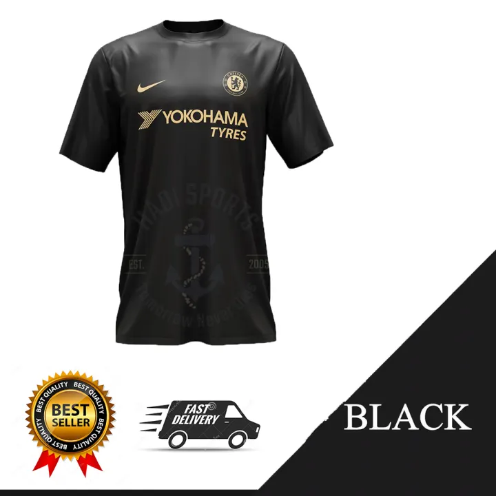 Chelsea Black Edition Microfiber T Shirt Yokohama Lazada