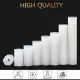 M3 Nylon White Double-Pass Threaded Spacer Standoffs Hexagonal PCB Mounting Pillars for Electronics Hardware Assembly. 