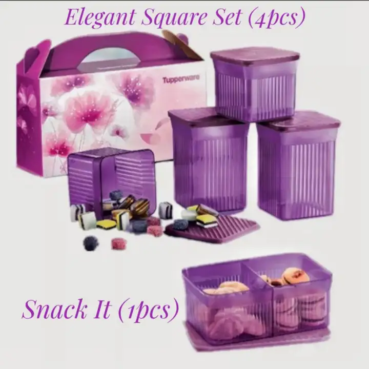 Tupperware Elegant Square Set