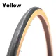 KENDA retro bicycle tires 700C road bike tire 700x23C ultralight 430g racing fixie bike tyres red yellow side 110PSI K191 yellow side tire. 