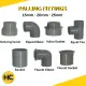 Palling Pipe Fitting Paip Connector Socket Elbow Tee Valve Socket Plug End Cap U Clip PT Socket PT Elbow 15mm 20mm 25mm. 