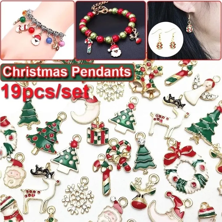 21Pcs Enamel Alloy Mixed Christmas Charms Pendant Jewelry Decor DIY Craft Making 21Pcs Enamel Alloy Mixed Christmas Charms Pendant Jewelry Decor DIY Craft Making