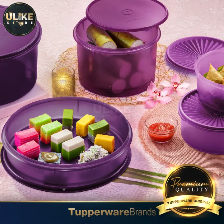Tupperware Deco Canister (1.5L) / Take A Lot Set (3.7L & 9.5L) / Jumbo Canister (5.0L) / Hostess Special / Level Set of April