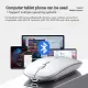 Bluetooth 5.0 With USB Wireless Mouse Gaming  Rechargeable Wired Mouse Wireless Silent Mouse Wireless. 