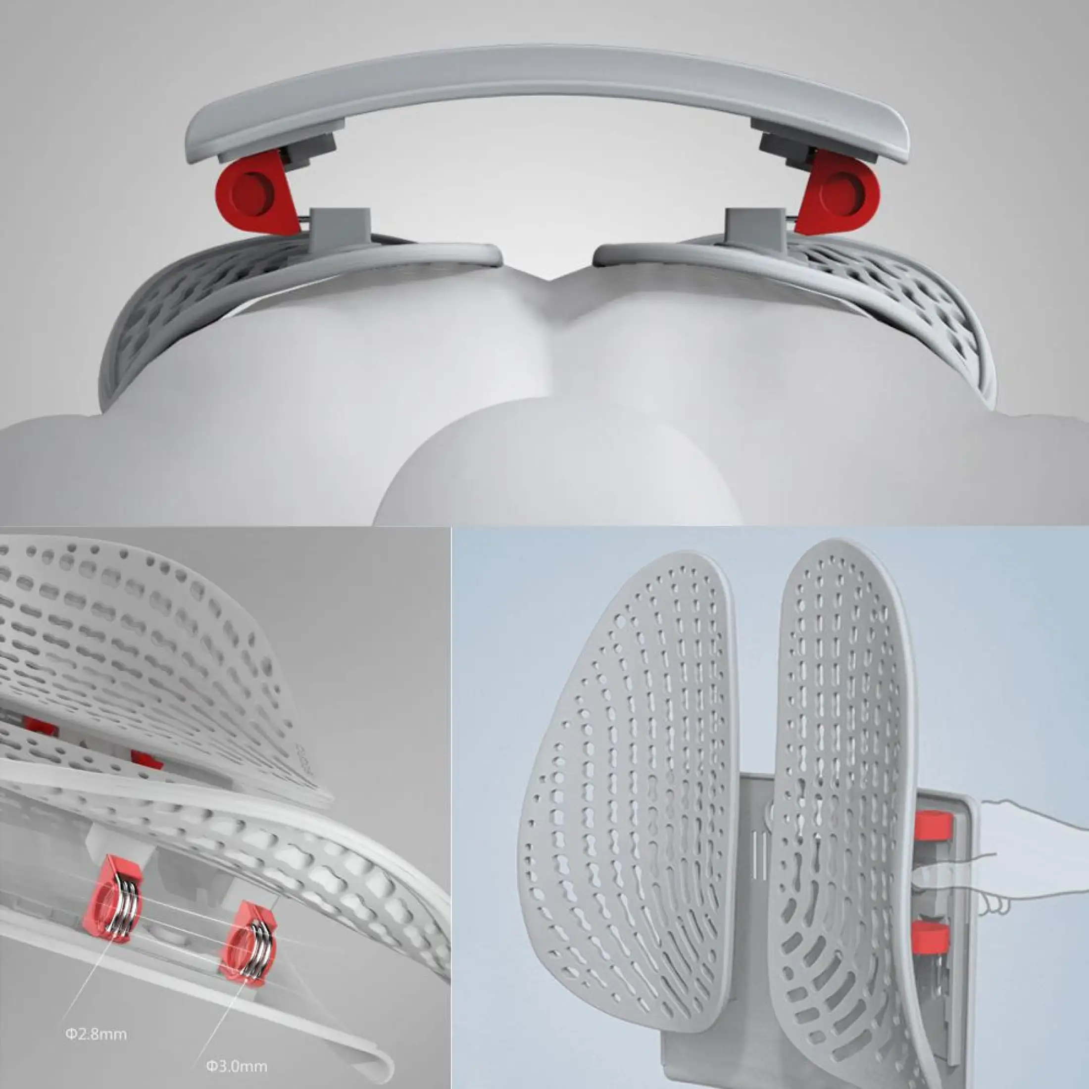 Gadgetoo Xiaomi Leband Adjustable Ergonomic Back Backrest Support Gadgetoo Xiaomi Leband Adjustable Ergonomic Back Backrest Support