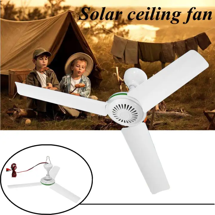 Portable 12v 20 Solar Ceiling Fan 3, Solar Ceiling Fan