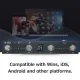 KKmoon M-VAVE Chocolate BT Wireless MIDI Controller Rechargeable 4 Buttons Portable MIDI Foot Controller Pedal APP Control. 