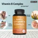 VITAMIN B COMPLEX - Contains all B vitamins - Supports immunity and energy production, promotes normal functioning of the nervous system - 30/60 120 capsules. 