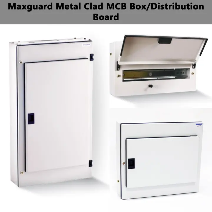 Maxguard [Basic Type/Economy Type] Metal Clad MCB Box/Distribution Board (For Isolator, Switch fuse, MCB as Incomer)