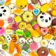 5/10/20/30 Pcs Squishy Slow Rising Bread Cake Bun Pendant Donut Squishies Toy Squeeze Toys. 
