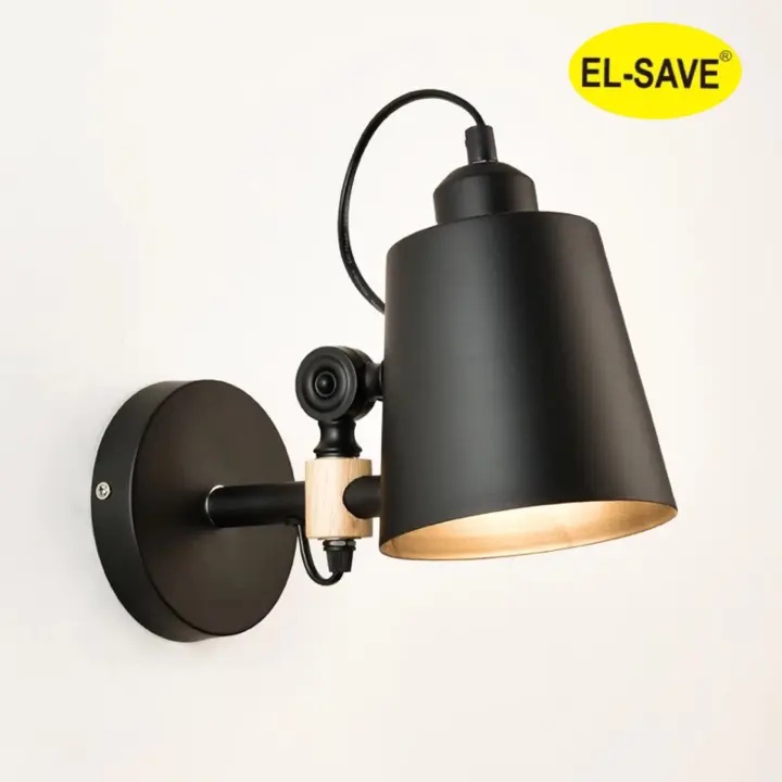 Simple Stylish Adjustable Wall Light Indoor For Bedroom Corridor Cafe Hotel Black Modern Decoration Light E27 Ikea Style Wall Lamp Lampu Hiasan Bilik Lampu Tidur Lampu Ruang Tamu Lazada