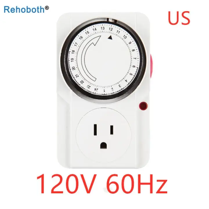 US Plug Outlet Socket Electric 10 Minutes 12 Hours Timer Switch Mechanical