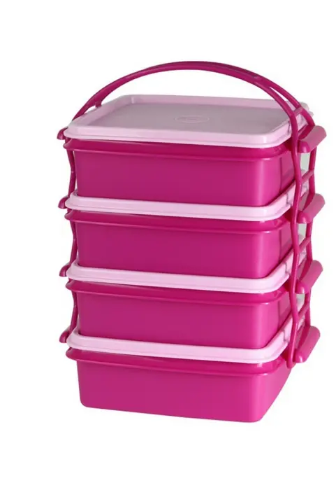 Tupperware Small Goody Box with Cariolier (4) 790ml