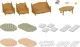 Sylvanian Families Furniture [Sofa and Armchair Set. 
