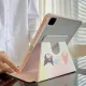 CrashStar 360° Rotating Stand Cartoon Cute Leather Tablet Case For iPad Mini 6 9.7 5th 6th Air 3 4 5 iPad 10.2 7th 8th 9th 10th Gen iPad Pro 11 12.9 inch 2022 2021 2020 Transparent Shockproof iPad Cover Casing Rotatable Holder Support Hot Sale. 