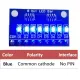 diymore diymore Blue/Red Common Anode/Cathode 3-24V 8-Bit LED Strip DC 3-24V Suitable for Connecting Arduiuo UNO Mini Nano Mega2560 DUE Breadboard MCU (AVR STM32 ARM7 ARM9 ARM10 ARM11 PIC C8051 STC MSP430 FPGA/CPLD. 