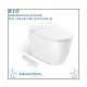 JOHNSON SUISSE RIO RIMLESS SIPHONIC-JET DUAL FLUSH SMART WC ROUGH-IN 305MM COME WITH REMOTE CONTROL. 