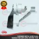 CHROMED METAL LEVER FLUSH HANDLE FOR LOW LEVEL CISTERN TANK PEMULAS JAMBAN HANDLE. 