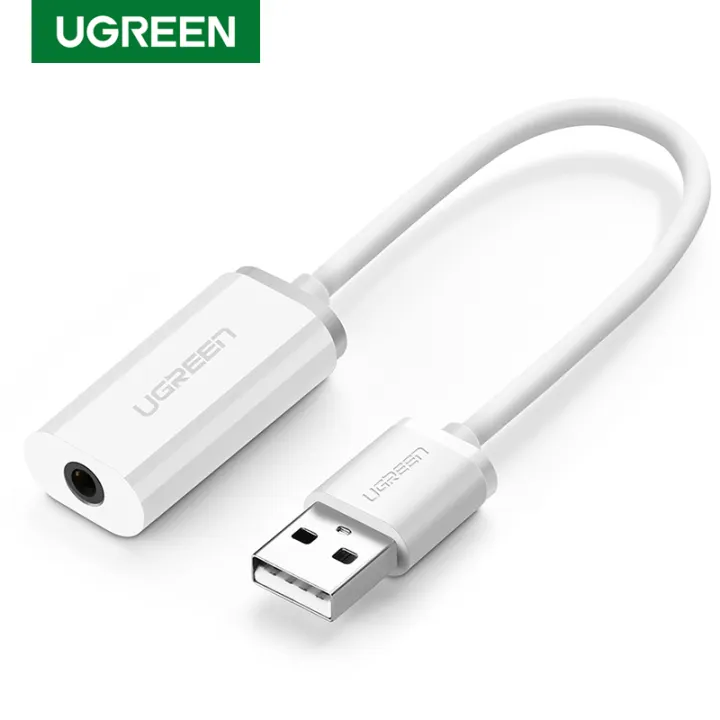 usb to 3.5 mm stereo jack headset audio adapter
