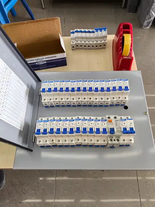 10-30WAY 40A/63A METAL CLAD MCB BOX DB SET C/W CHINT/SAFETY 1P MCB & 2P ELCB & 2P MCB