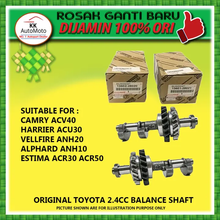 Vellfire Alphard Estima Camry Harrier Original Toyota Balance Shaft Balance Shaft Bearing