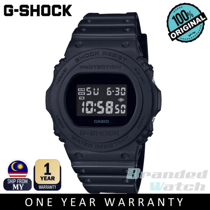 Casio G Shock Dw 5750e 1b Men S Digital Blackout Original Resin Watch Watch For Man Jam Tangan Lelaki Casio Watch For Men Casio Watch Men Watch Watch For Men
