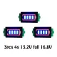 12V 3S 18650 Capacitance Indication Level Tester Module Display Board Li-po Lithium Ion Lithium Battery Meter Power Pack. 