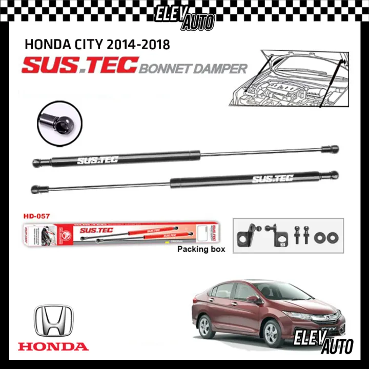 Honda City GM6 2014 - 2019 SUSTEC Front Hood Damper Bonnet Gas 