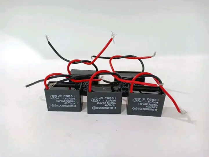 5 Biji 1 8uf Panasonic Kdk Fan Capacitor Kapasitor Kipas Siling Panasonic Lazada