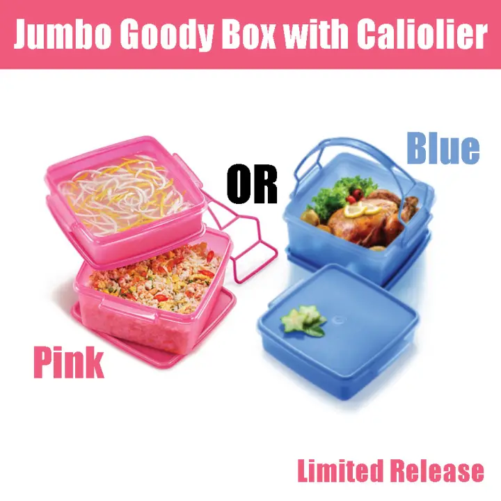Tupperware Jumbo Goody Box With Cariolier (1) [Ready Stocks]