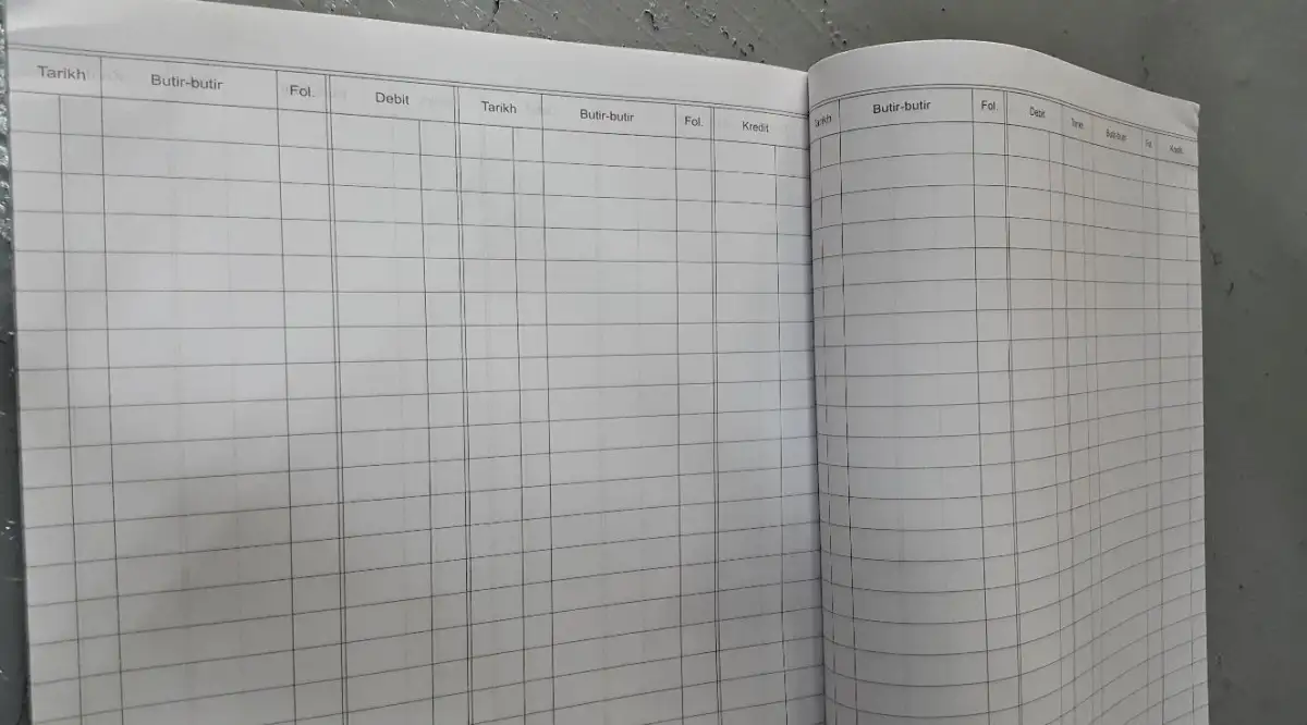 Buku Lejar Simpan Kira 310mm X 210mm 60 Gsm Per Pcs Lazada