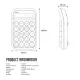 LOFREE Bluetooth Number Pad and Digit Calculator | Blue Switch Mechanical. 