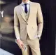 3 Piece Suit Men Blazer Lelaki Set Baju Tuxedo Slim Fit Blazer Men Formal Business Wedding Korean Office Coat Plus Size. 