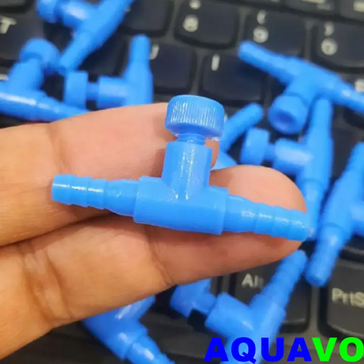 1x Pili Akuarium 2 Hala Plastik Valves Untuk Kutu Air Daphnia Magna Moina Fry Betta Fish Guppy Lobster Pam Udara Oksigen 2 Way Plastic Aquarium Air Pump Control Lazada