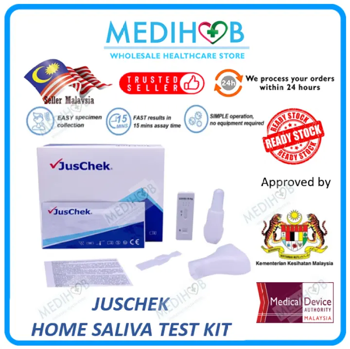 mda kkm approved juschek home covid test kit available in 1 5 10 packs lazada