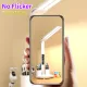 table lamp clock table light pen storage study lamp lampu belajar usb light 桌灯 2 heads 180° rotate stepless dimming 3 light color in 1 lamp rechargeable bedroom bedside lamp dormitory reading lamp. 