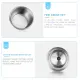 【i Cafilas】[YD-D1] Viên Nén Cà Phê Cho Dolce Gusto Cốc Lọc Bằng Thép Không Gỉ Tái Sử Dụng Không Crema Cho Nescafe Cofee Machine OBLO,Circolo,LUMMIO,PICCOLO XS,Mini Me, Genio. 
