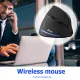 [Vktech] ZELOTES F-35 6 Keys Wireless Rechargeable 2400DPI Adjustable Vertical Mouse. 