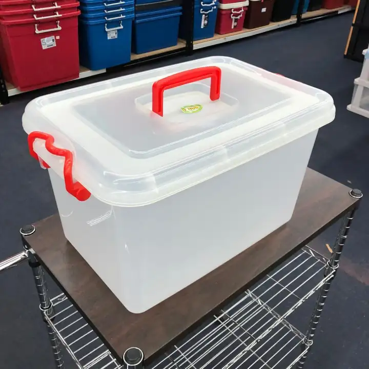20 Lit Storage Box Home Office Storage Box Container Bekas Plastik Toyogo Lazada