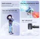 100 levels of wind speed adjustment handheld fan 4-core ice-sensing motor turbo fan Battery/LED digital display kipas mini fan rechargeable Type-C Fast charging Deep noise reduction Wide-angle 360° air outlet Rapidly cool down to 0° in 1 second 手持小风扇. 