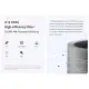 realme Techlife Air Purifier Pro  H12 HEPA High-efficiency Filter  6 Purification Modes  High-Resolution LED Display. 